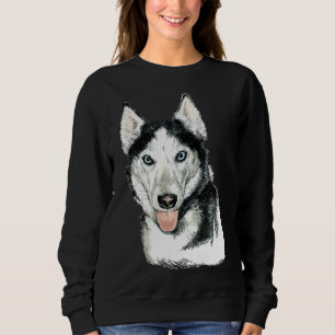 Sweatshirt Peinture Husky
