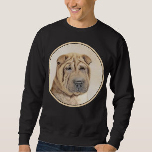 Sweatshirt Peinture Shar Pei - Cute Original Chien Art