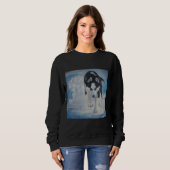 Sweatshirt Peinture Sibérienne Husky (Devant entier)