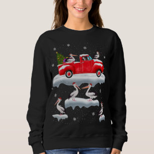 Sweatshirt Pelican Driving Christmas Tree Camion rouge Pelica