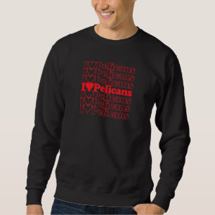 Sweatshirt Pélicans Cool Vintage Inspiré Oiseaux de surveilla