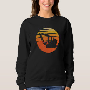 Sweatshirt Pelle de construction vintage 70s 80s Rétro Couche