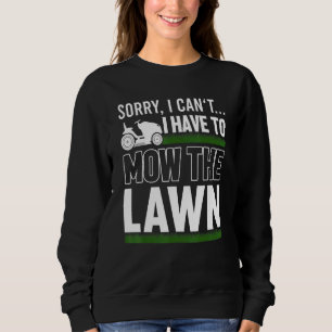 Sweatshirt Pelouse tondre l'herbe couper la puissance papa pè