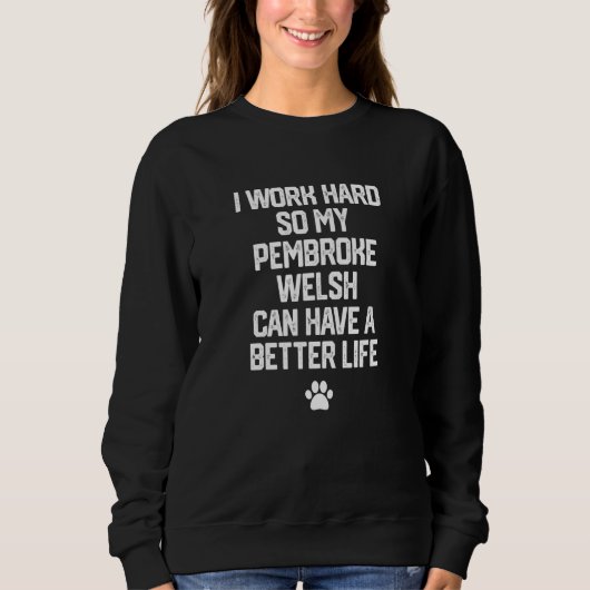 Sweatshirt Pembroke Welsh Corgi Dog (Devant)