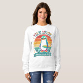 Sweatshirt Pengouin Surfeur Manches Longues (Devant entier)