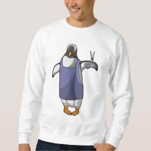Sweatshirt Penguin coiffeur avec ciseaux