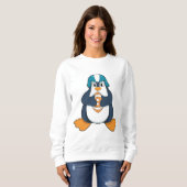 Sweatshirt Penguin de football (Devant entier)