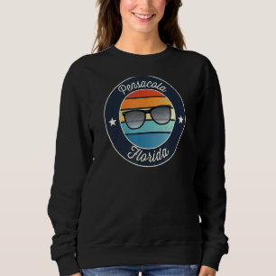 Sweatshirt Pensacola Floride Fl Vacances Souvenir Lunettes de