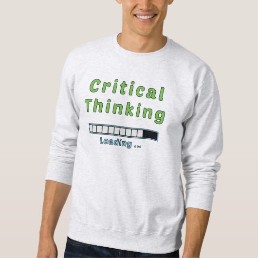 Sweatshirt Pensée critique (Devant)