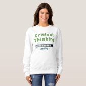 Sweatshirt Pensée critique (Devant entier)