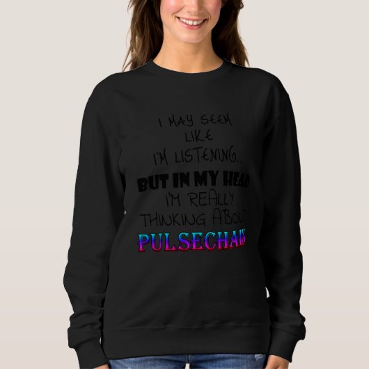 Sweatshirt Penser à Pulsechain plus grand Crypto Airdrop P (Devant)