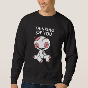 Sweatshirt Penser À Vous Poupée Voodoo 1