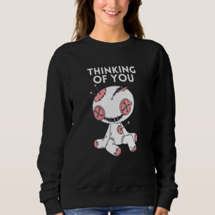 Sweatshirt Penser À Vous Poupée Voodoo 1