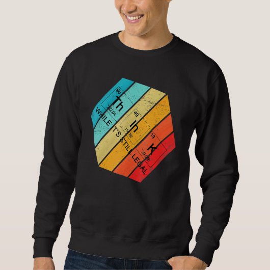 Sweatshirt Penser Bien Qu'Il Reste La Science Juridique Graph (Devant)