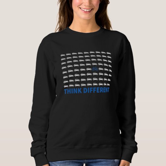 Sweatshirt Pensez À Différents Véhicules En Descente Dit Cycl (Devant)