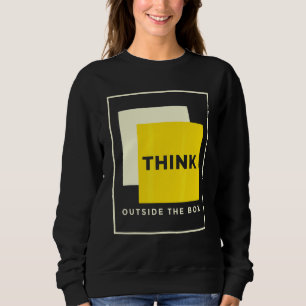 Sweatshirt Pensez Dehors De La Boîte Genius Teacher Pour Ense