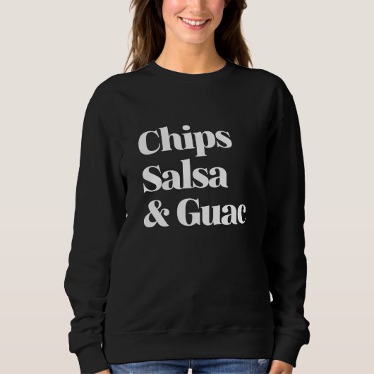 Sweatshirt Pépites de Salsa et Guac (Devant)