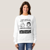 Sweatshirt Pepperment Patty & Marcie au mur (Devant entier)