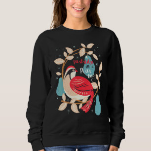 Sweatshirt Perdrix Dans Un Poirier 12 Jours Chanson De Noël M