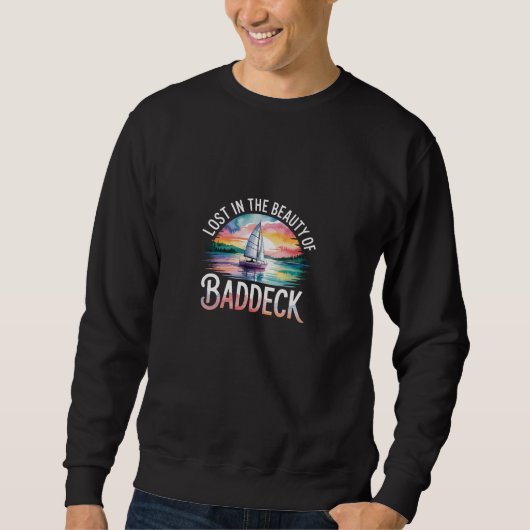 Sweatshirt Perdu dans la beauté de Baddeck (Devant)