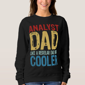 Sweatshirt Père analyste homme Comme un père normal mais en