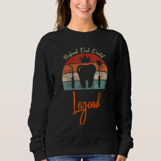 Sweatshirt Père Dentiste Vintage Mari Père Légende De Dentist
