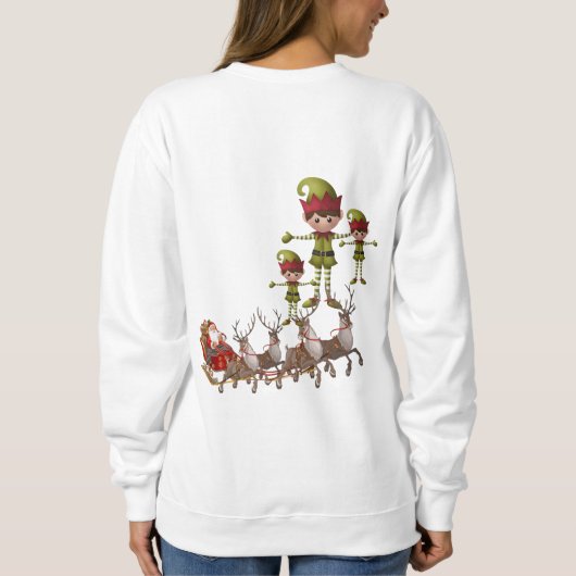 Sweatshirt Père Noël (Dos)