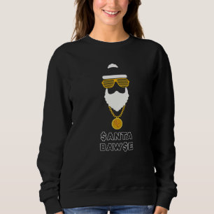 Sweatshirt Père Noël Bawse Hip hop Ugly Christmas Sweater Sty