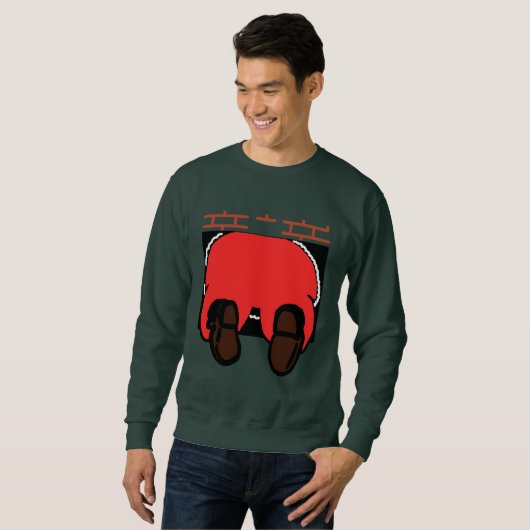 Sweatshirt père Noël Butt (Devant entier)