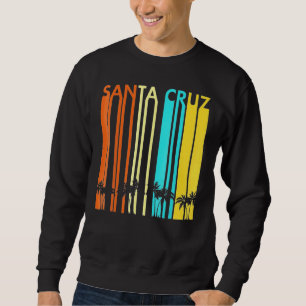 Sweatshirt Père Noël California Retro Vintage Home Cruz