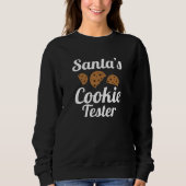 Sweatshirt Père Noël Cookie Tester (Devant)