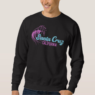 Sweatshirt Père Noël Cruz California Retro Vintage Surf