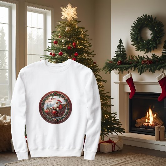 Sweatshirt Père Noël dans son Sleigh