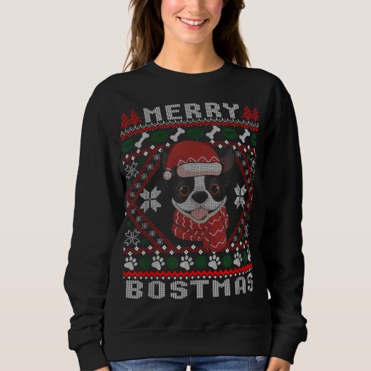 Sweatshirt Père Noël de Boston (Devant)