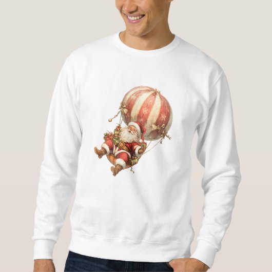 Sweatshirt Père Noël de Noël & Cadeau (Devant)