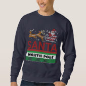 Sweatshirt Père Noël du Pôle Nord (Devant)