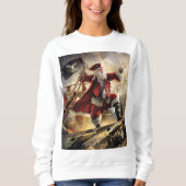 Sweatshirt Père Noël Est Un Pirate (Devant)