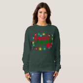 Sweatshirt Père Noël Favori Ho - Jeu de Noël (Devant entier)