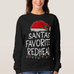 Sweatshirt Père Noël Favori Redhead Noël Père Noël