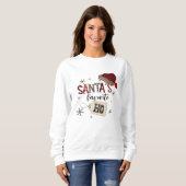 Sweatshirt Père Noël - Ho favori (Devant entier)