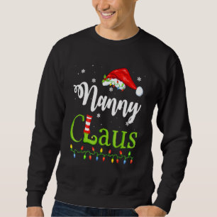 Sweatshirt Père Noël Nanny Claus Famille de correspondance No