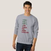 Sweatshirt Père Noël Noël Funny Reindeer Boire les noms (Devant entier)