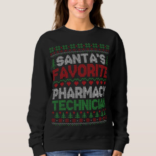 Sweatshirt Père Noël Préférée Infirmière sage-femme Arbre de