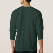 Sweatshirt Père Noël rétro avec Noël de la bière (Dos)