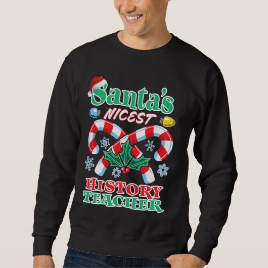 Sweatshirt Père Noël S Plus Belle Histoire Enseignant Noël Na (Devant)