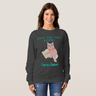 Sweatshirt Père Noël viendra toujours, même dans un rassurant