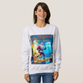 Sweatshirt Père Noël vient de Chimney ! (Devant entier)