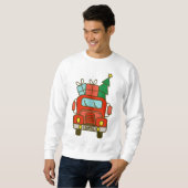 Sweatshirt Père Noël vue de devant Joyeux Noël (Devant entier)
