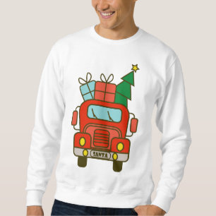 Sweatshirt Père Noël vue de devant Joyeux Noël