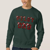Sweatshirt Père pilote pull de Noël laid Aviation Drôle (Devant)